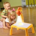 thumbnail image 2 of MesaSe Giraffe Projection Drawing Board Graffiti Writing Desk Learning Toy Yellow, 2 of 9