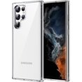 thumbnail image 1 of fafa-Case for Samsung Galaxy S22 Ultra 5G 6.8-Inch, Non-Yellowing Shockproof Bumper Protective Phone Cover, Anti-Scratch Hard PC Back (Clear), 1 of 4