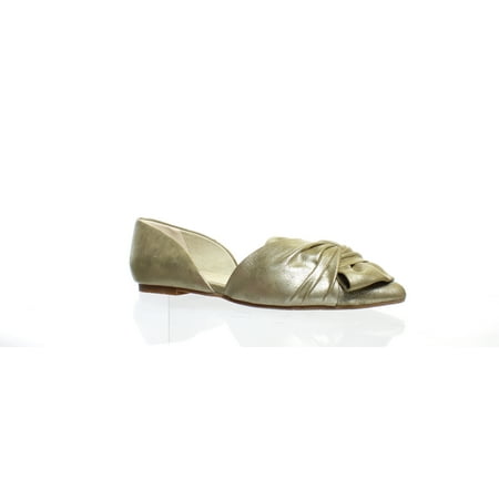 BC Footwear Womens Snow Cone Gold/Metallic Ballet Flats Size 8.5
