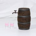 thumbnail image 4 of Fairnull Baril de Vin Rouge Miniature 1:12 Accessoires de Maison de Poupée en Bois Mignons pour la Maison, 4 of 9