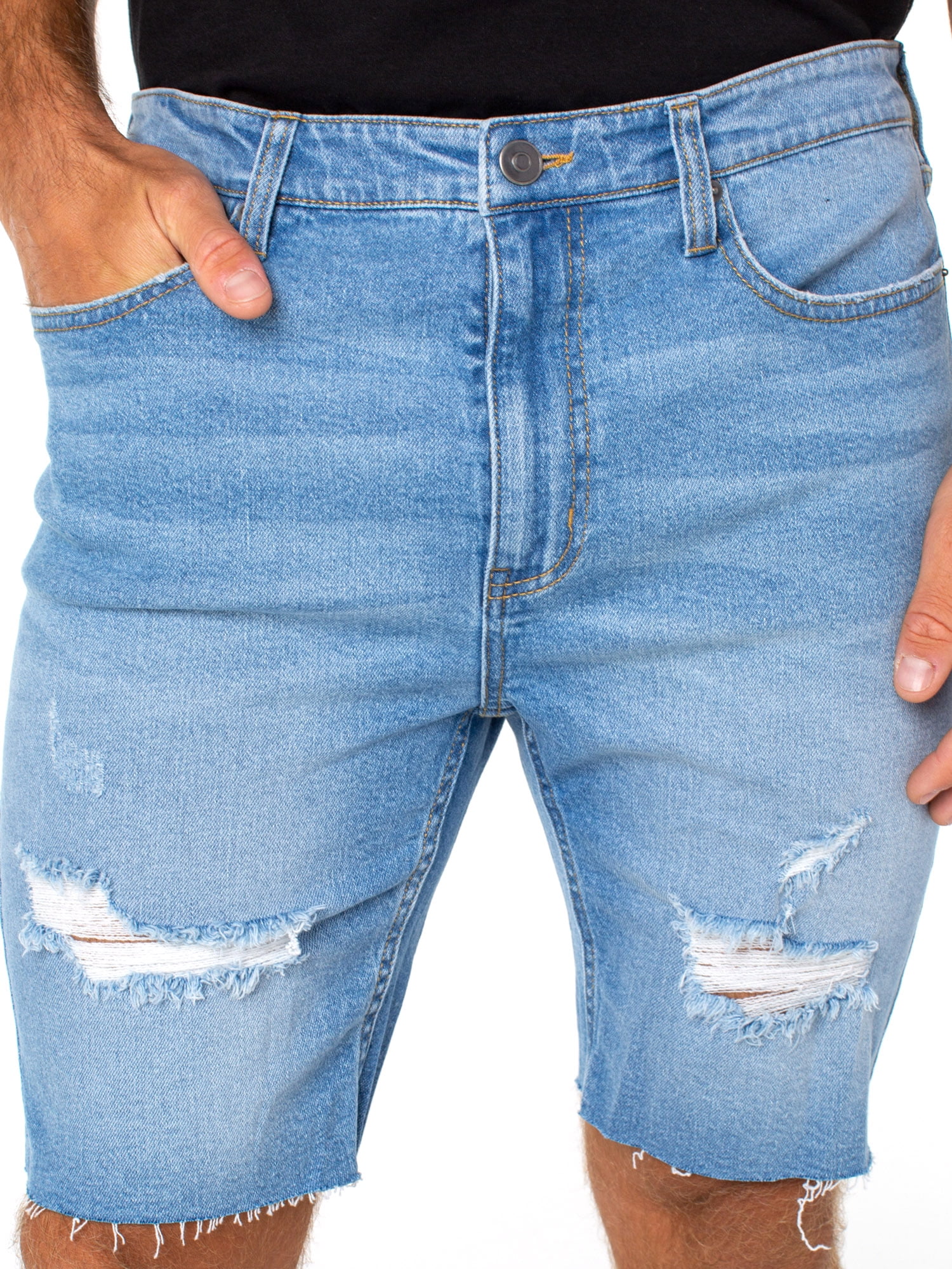 パンツ no mass prod 05glm broken denim shorts NO MASS PROD 