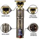 thumbnail image 2 of Cortapelos para hombre, recortadora inalámbrica con cuchilla en T y precisión de corte sin separación, kit de cuidado de barba y cabello recargable por USB de 3 velocidades., 2 of 5