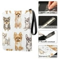 thumbnail image 4 of Game Card Storage Bag Collectible Trading Card Albums The 4-Pocket Card Binder With 50-Page Sleeve Can Hold 400 Game Cards Smiling Watercolor Dogs, 4 of 6