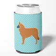 thumbnail image 2 of Carolines Treasures BB3761CC Belgian Shepherd Checkerboard Blue Can or Bottle Hugger, 2 of 5