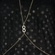 thumbnail image 5 of Simple Fingure 8 Crossover Body Chain Slave Harness Necklace Belt Belly - Golden Yuyangstore Cadena Cuerpo, 5 of 8