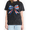 Black-4, variant on Cozymy Trendy Leopard Print Butterfly Love Washed Short Sleeve Crew Neck T-Shirt