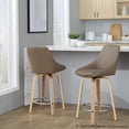 thumbnail image 5 of LumiSource Diana 24" Fixed-Height Counter Stool - Set of  2, 5 of 10