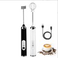 thumbnail image 3 of Electric Milk Frother Whisk Mixer USB Rechargeable Mini Egg Beater Portable Foamer Coffee Drink Stirrer Egg Beater Home Kitchen Food Blender White, 3 of 7