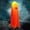 A, variant on XHKUYI Halloween Hanging Ghost Lantern 17.7 Inch, Small Orange Light Up Jack O Lantern Face with Draped Fabric Look, Battery Party Yard Porch Ceiling Decor for Indoor Outdoor Haunted Scene