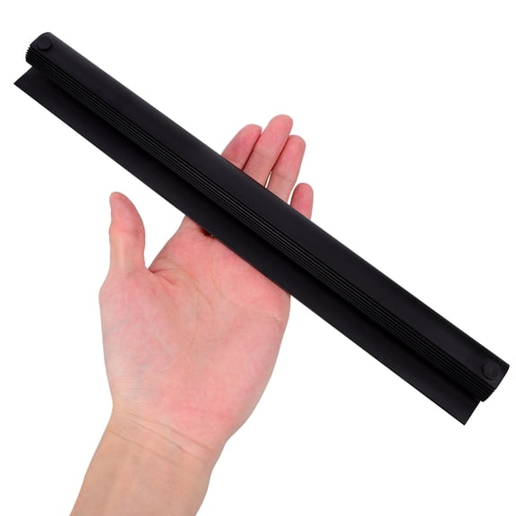 SOPOTUTU Black Aluminum Kitchen Order Ticket Holder with Hanging Feature Restaurant Supply