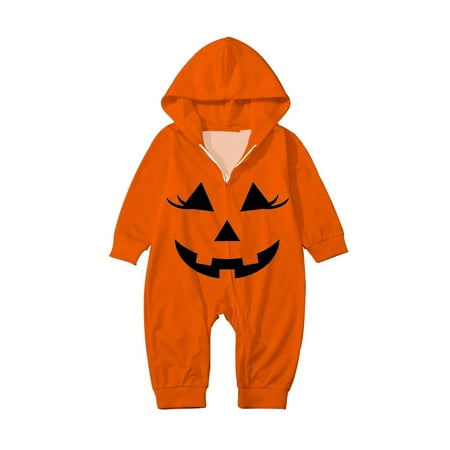 

Parent Child Printed Hooded Zipper Home Jumpsuit (Baby s Style)