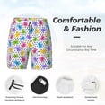 thumbnail image 3 of KLL Bear And Polka Dot for Mens Swim Trunks Quick Dry Swim Shorts with Built-in Compression Liner Funny Swimwear Bathing Suits-X-Large, 3 of 6