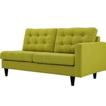 Loveseat Sofa Couch, Green, Fabric, Living Kitchen Cafe Bistro Hospitality Restaurant, Modern Contemporary HB33075