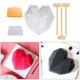 thumbnail image 2 of Moldes para tartas de silicona con forma de corazón BLESIY para hornear decoración de pasteles 6 piezas, 2 of 8