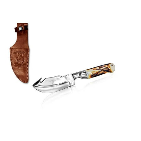 bone sheath collector skinner knife blade hunting handle fixed bc leather