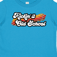 thumbnail image 4 of Inktastic Kickin' it Old School with Weathered Retro Stripe Boys or Girls Toddler T-Shirt, 4 of 5