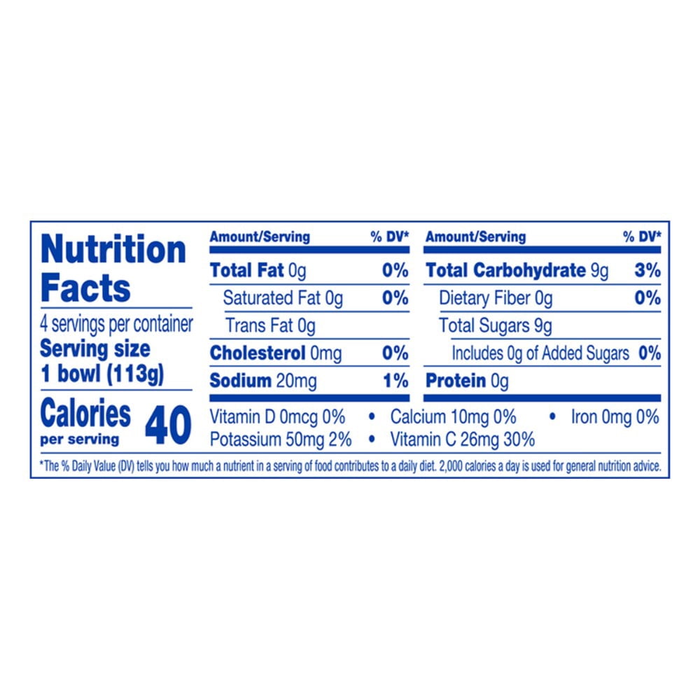 Kroger Mandarin Orange Cups No Sugar Added 4 ct / 4 oz - 3 Pack
