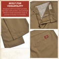 thumbnail image 4 of Dickies Womens Work Pants - Mid Rise Skinny Stretch Fit Twill Pull On Office Casual Pants for Women, 4 of 7