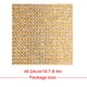 thumbnail image 3 of Matsuzay Crystal Rhinestone Ribbon Glass Drill Mesh Back Glue Sticker Exquisito para el teléfono del coche oro amarillo 8 pegamento de fusión Type2 NO2, 3 of 6