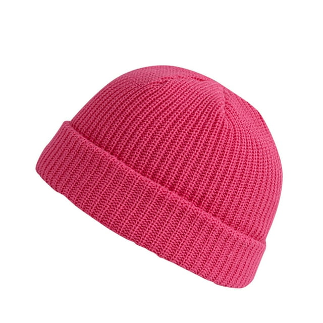 Unisex Fashion Warm Winter Casual Knitted Hat Solid Color All-match Hat