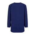 thumbnail image 5 of MVRLSH Womens Tops Blouse Casual Halloween Dark Terrifying Fashion Printed Comfortable Tees Loose Fit Blouses Blue - XXXL, 5 of 5