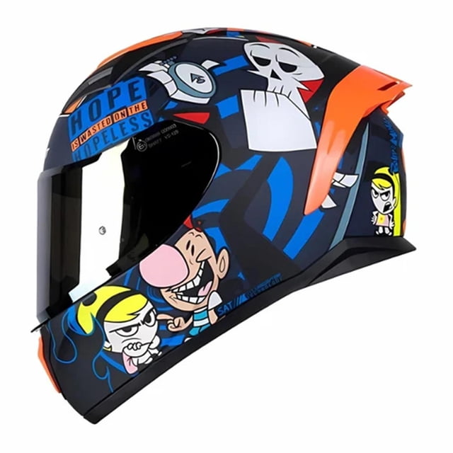 Casco Integral Billy Mandy para Motociclista Talla XL Shaft