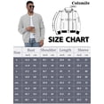 thumbnail image 5 of Colsmile Men's Bomber Jacket, Casual Lightweight Zip Up Varsity Jacket, Fashion Outerwear for Men, 5 of 8
