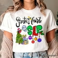 thumbnail image 2 of Santa&rsquo;s Favorite SLP T-Shirt, Festive Christmas Tee for Speech Therapists, 2 of 5
