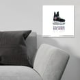 thumbnail image 3 of Gallery Pops NHL Columbus Blue Jackets - Drip Skate Wall Art, Unframed Version, 12" x 12", 3 of 5