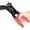 Red, variant on Leather Hole Punch, Belt Hole Puncher for Leather, for Belts, Watches, Handbags, Leather Hole Punch Tool Diameter: 4.5/4 /3.5/3/2.5/2mm.