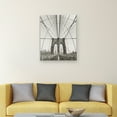 thumbnail image 2 of Masterpiece Art Gallery Vintage Brooklyn Bridge by Danita Delimont Canvas Art Print 22" x 28", 2 of 4