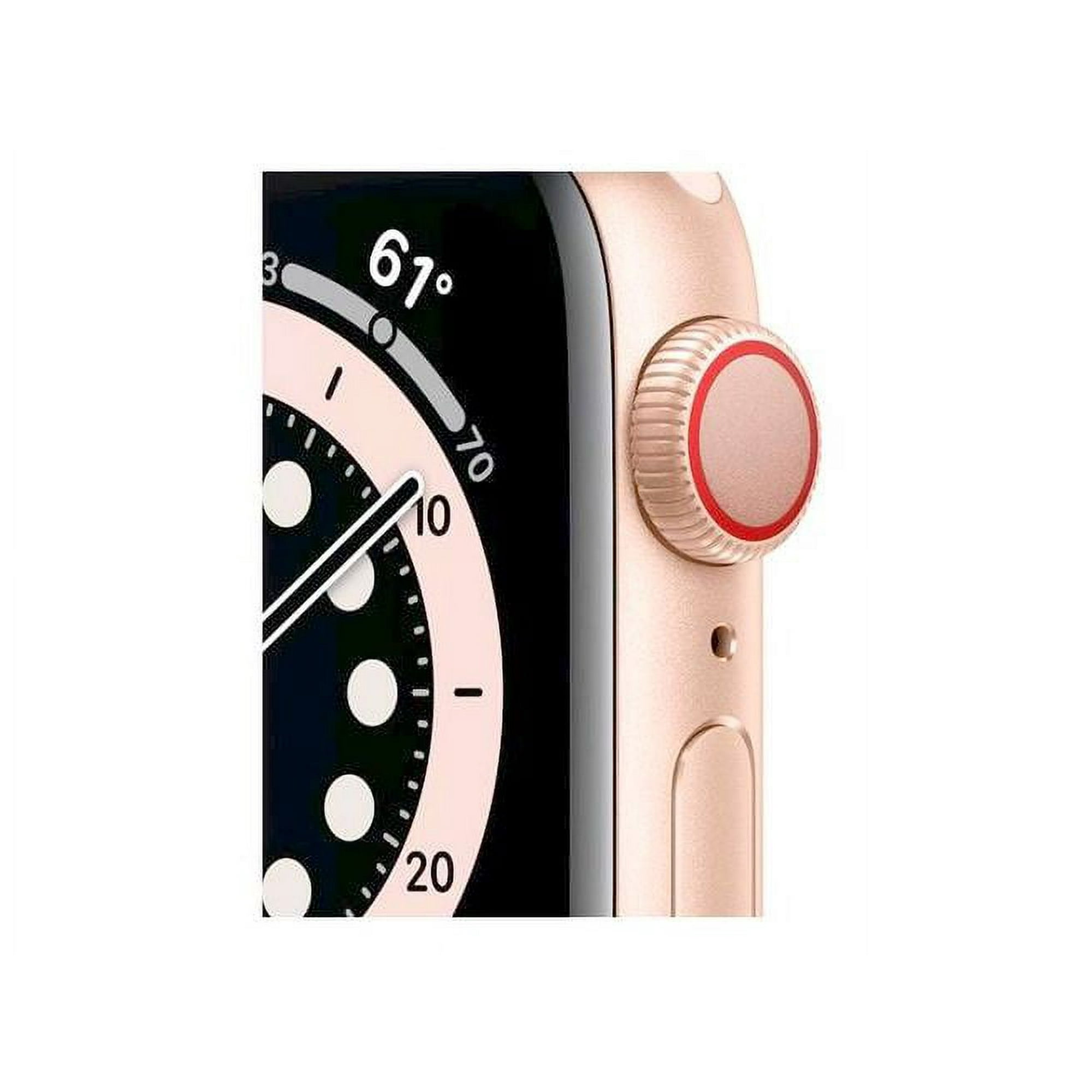 AppleWatch Series 6 GPS Cellular 40mm Gold Aluminum Case with Pink Sand Sport Band Walmart