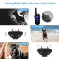 thumbnail image 6 of Remote Control Dog Training Collar Rechargeable Waterproof Shock Collar for Small Large Dogs, 6 of 7