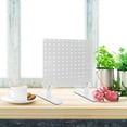 thumbnail image 4 of LOLIPPYY Pegboard Mount Bracket 2pcs Desk Accessories Heavy Duty Metal T-Shaped Stand For Office Display, 4 of 7