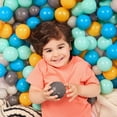 thumbnail image 3 of Battat Bag of Balls Build City 100 Plastic Play Balls for Ball Pit with Reusable Storage Bag for 12  Months +, 3 of 7
