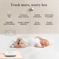 thumbnail image 2 of Sense-U Baby Sock Shoe Bundle Smart Baby Monitor: Sock Shoe Plus 2.5K PTZ Camera - Track Heart Rate, Sleep Movement, Heartbeat, Pan-Tilt-Zoom Video, AI Cry Detection, Audio, 2 of 9