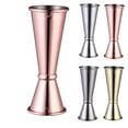 thumbnail image 4 of Bewildely Vaso medidor de coctelera doble, 30ml/60ml, Jigger, vasos para bebidas, herramienta de medición, utensilios de cocina, Bar de boda, suministros Cocina y Comedor color cobre Bewildely JJ25277-02B, 4 of 6