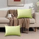 thumbnail image 5 of Lekihaqq Water Proof Outdoor Pillow Cover Rectangle Solid Color Cushion Protector Modern Backrest Water Resistant For Patio Garden Pool Chair, 5 of 7