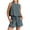 Gray, variant on BiZtdJrK Womens Cotton Linen Beach Set Sleeveless Crop Tops and Shorts Summer Sets Trendy Casual Vacation 2 Piece Outfits with Pockets