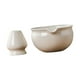 thumbnail image 1 of Set de tazones japoneses para preparar té verde, accesorios artesanales para disfrutar del matcha Blanco, 1 of 9