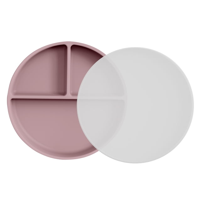 Baby Complementary Food Dinner Plate, Children's Cutlery Silicone All-in-one Suction Cup, Divided Tray Eating Tools, Food Grade Silicone, Complementary Food Bowl, Complementary Food Plate