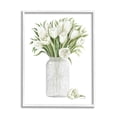 thumbnail image 5 of Stupell Industries White Tulips Rustic Country Jar Falling Blooms Painting White Framed Art Print Wall Art, Design by Cindy Jacobs, 5 of 5