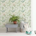 thumbnail image 3 of Brewster Imperial Garden Green Botanical Unpasted Non Woven Wallpaper, 20.5-in by 33-ft, 56.4 sq. ft., 3 of 4