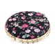 thumbnail image 1 of Wartleves Mini espejo de maquillaje compacto de bolsillo con diseño floral, portátil, de dos caras, lote J6, 1 of 6
