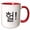 Red/White, variant on 3drose, Korea Words - Omg or Wtf in Korean - Heol - K-pop Korean Drama Fans, 11oz Magic Transforming Mug