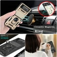 thumbnail image 4 of For Galaxy Z Flip 4 Case with Ring Holder Kickstand, Allytech Silde Camera Lens Protector Flip Hard PC Anti-Scratch Cover for Samsung Z Flip 4 2022, Gold, 4 of 8
