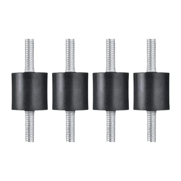 4 amortiguadores de goma con cojinetes de goma antivibración para garaje. 20mm x 10mm M6