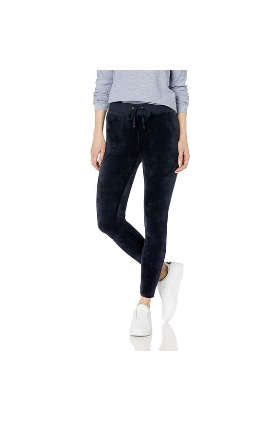 Black Label Women's Stretch Velour Rodeo Drive Legging, Regal, XS