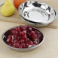 thumbnail image 4 of 7.64 Inch Stainless Steel Round Plate, Dinner Plate Dish, Pack of 6, 4 of 4