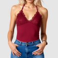 thumbnail image 2 of Beach Vacation Clothes for Women Chest Top Women Cropped Athletic Tops for Compression Womens Shirt Compression Tops Cropped Camisole Casual Tie Bra Top Camisole Workout Bra Bodysuit Crop Red M, 2 of 5